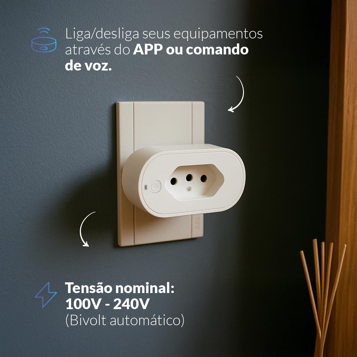 Tomada Inteligente Wi-Fi 10 A Bivolt Neo Avant 5