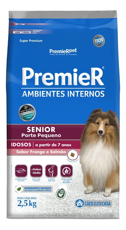 PremieR Ambientes Internos Cães Adultos Porte Pequeno 1