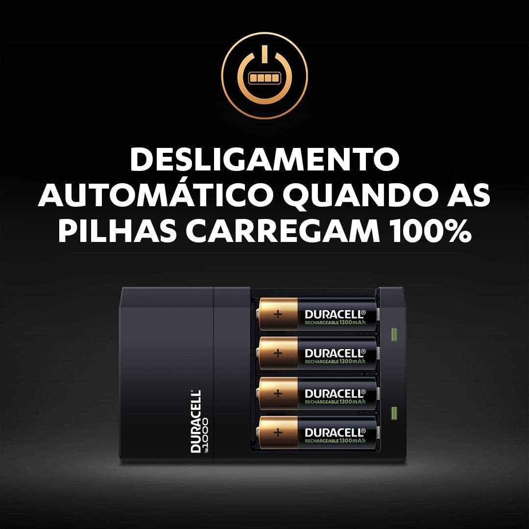 Carregador para Pilha Recarregável AA/AAA 6