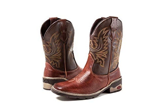 Bota Texana Country Masculina Cano Longo Marrom 2