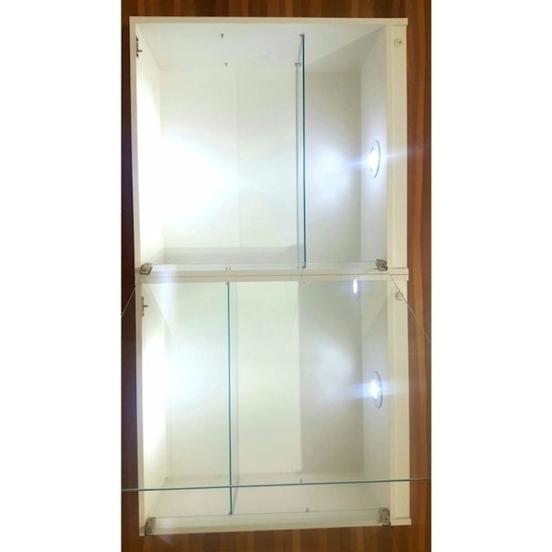 Vitrines Suspensas com Led Branca Expositor Prateleira Led 2
