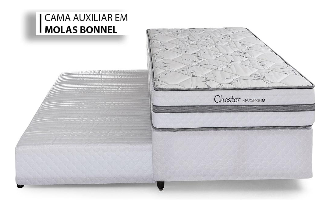Bicama Solteiro Box com Cama Auxiliar Herval Chester 4