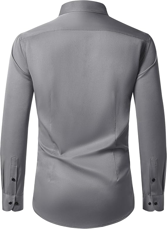 Camisa Social Masculina de Manga Comprida Lusead 2