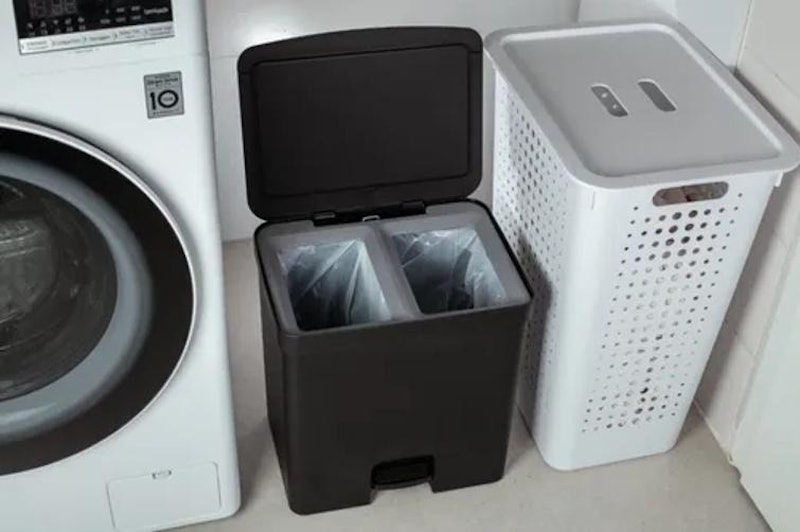 Lixeira de Pedal com Duplo Compartimento Ou 20 L Linha Trium 5