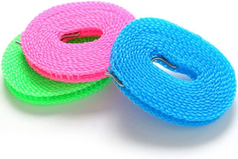 Kit de 3 Cordas Ajustáveis Varal para Roupa 2