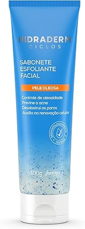 Sabonete Líquido Esfoliante Facial Hidraderm Ciclos 1