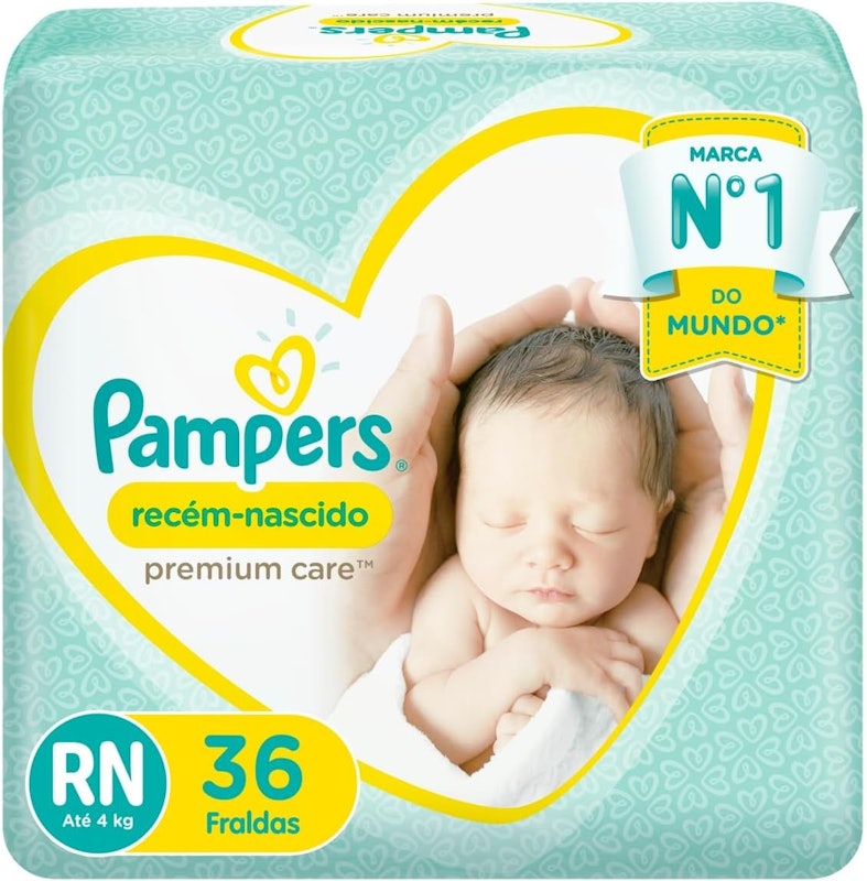 Fraldas Pampers Premium Care Recém Nascido 1