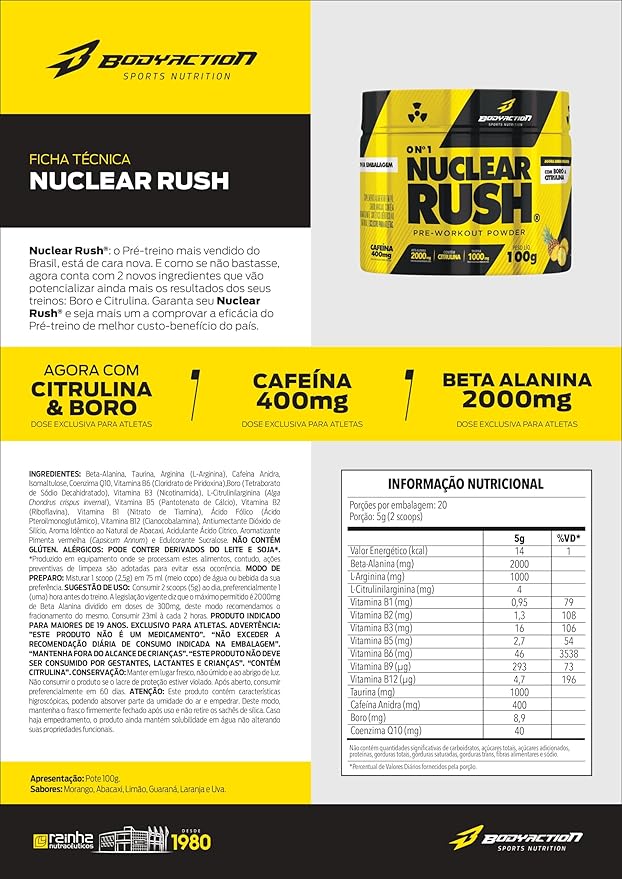 Pré-Treino Nuclear Rush 2