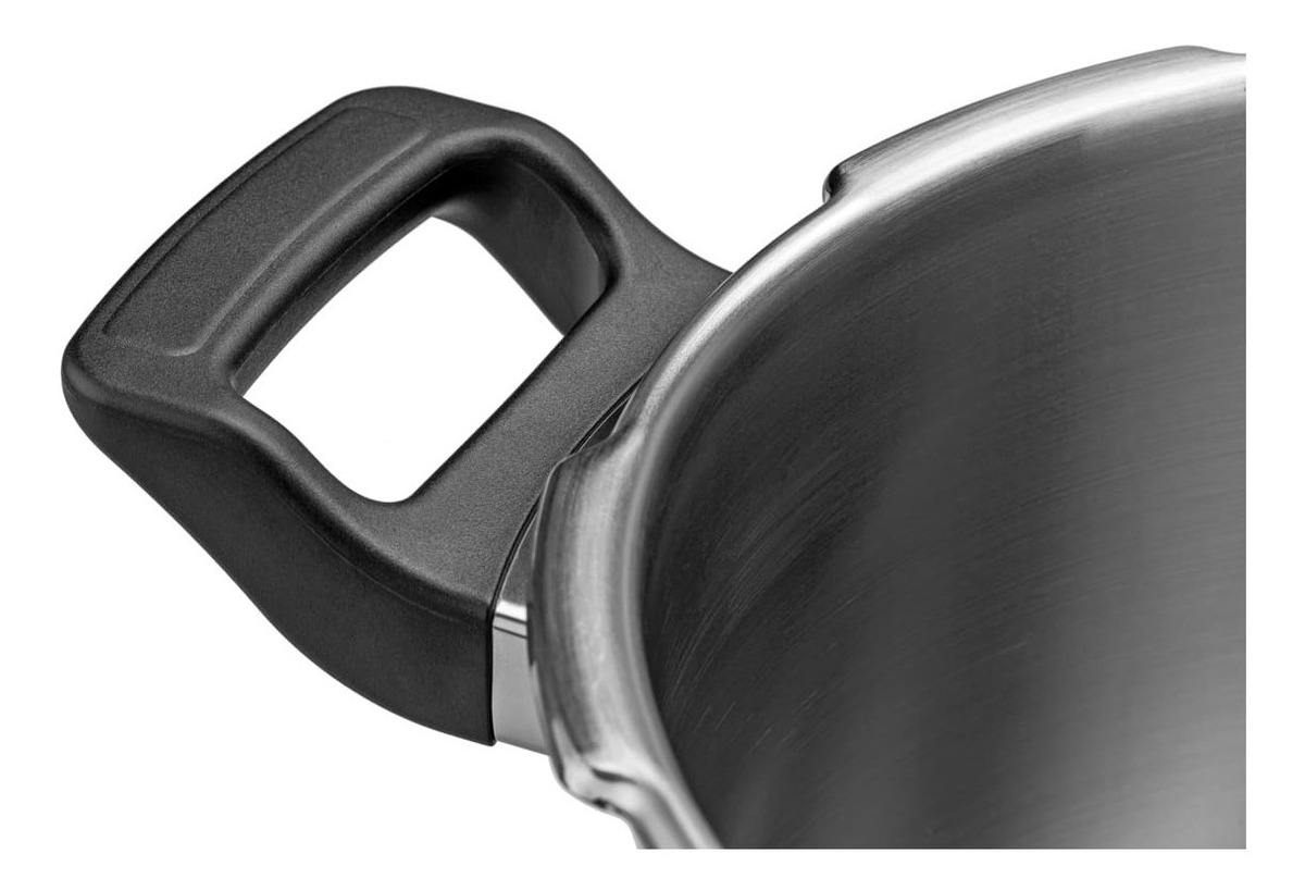 Panela de Pressão Brava em Aço Inox com Fundo Triplo 20 cm 4,5 L 4