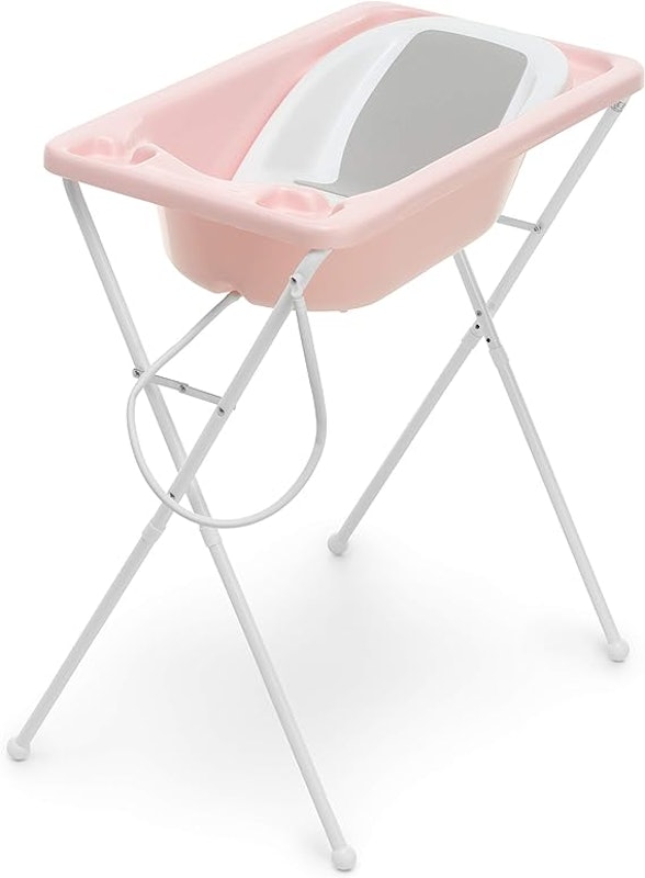 Banheira Para Bebe Transparente Rosa Tutti Baby