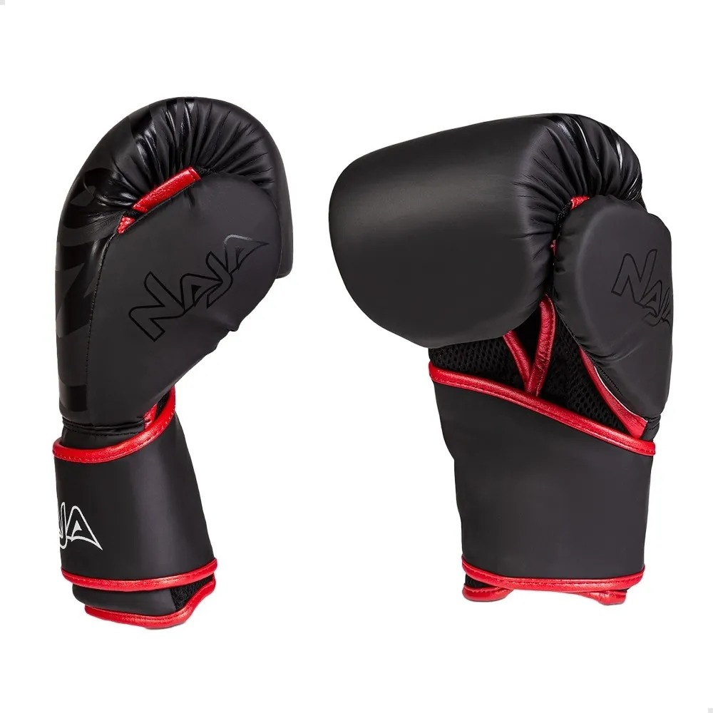 Kit Boxe e Muay Thai Luva Naja Black Line 4