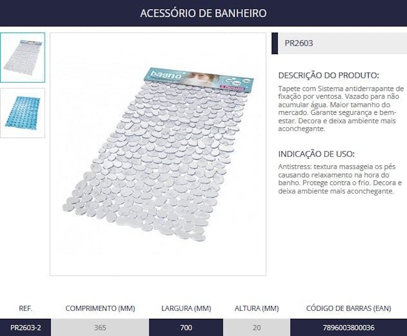 Tapete Antiderrapante para Box 2