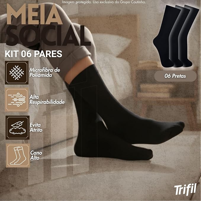 Meia Masculina Social 2