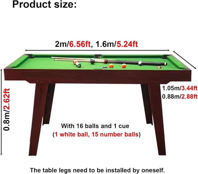 Mesa de Bilhar Portátil Pequena 3