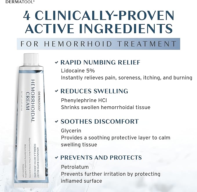 Creme Avançado para Hemorróidas DERMATOOL 5