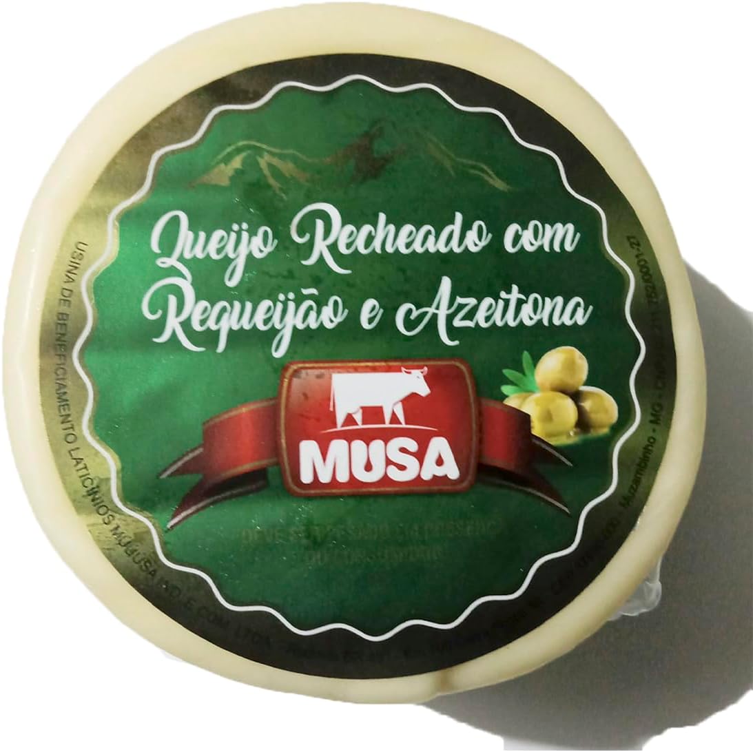 Queijo Minas Recheado com Requeijão e Azeitona 2