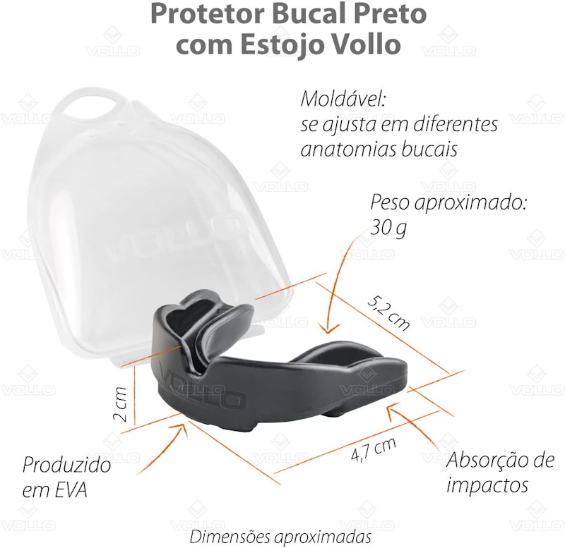 Protetor Bucal com Estojo Vollo 2