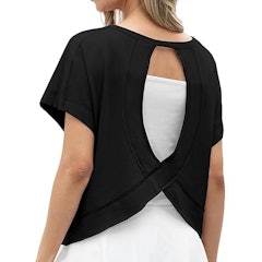 Camisetas Femininas para Treino Aberto nas Costas