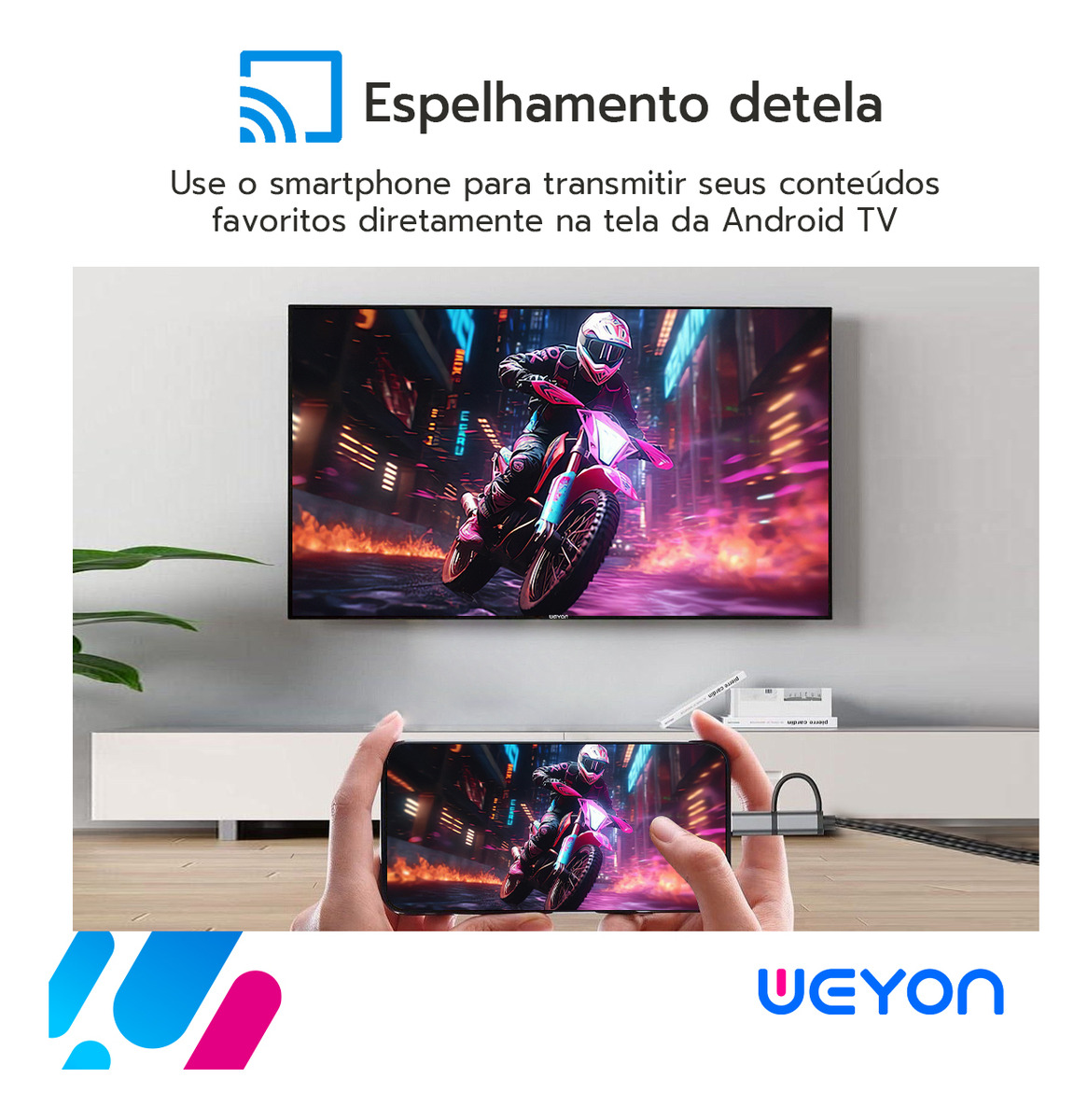 Smart Tv 40'' Full HD Weyon 3