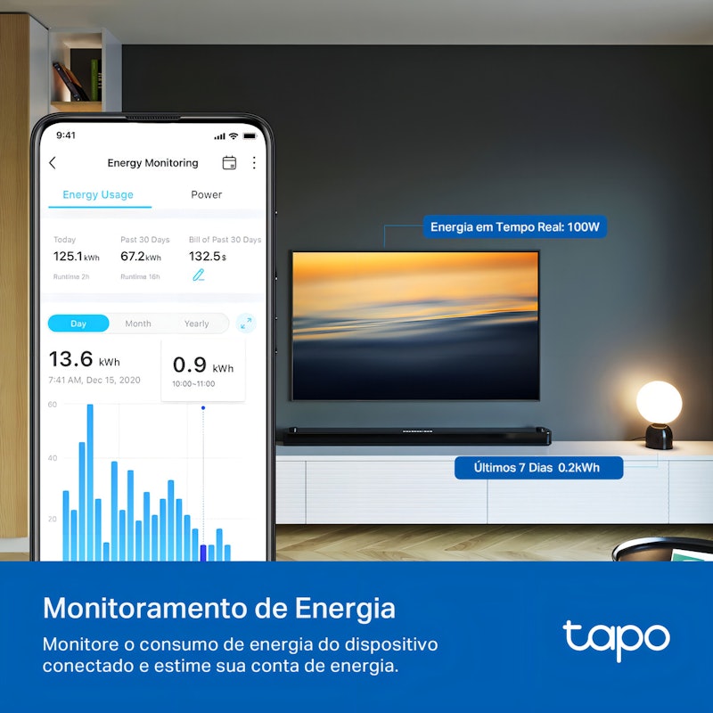 Tomada Inteligente Wi-Fi 10 A Bivolt 2