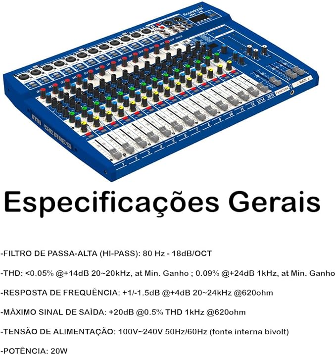 Mesa de Som Soundcraft 2