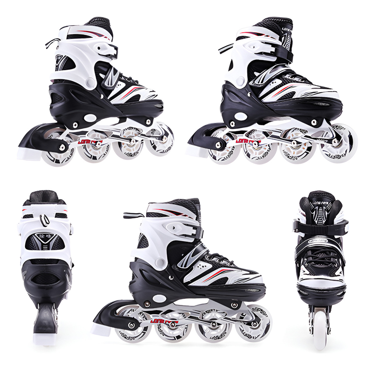 Patins In-line Ajustável Semi Profissional Long Feng 2