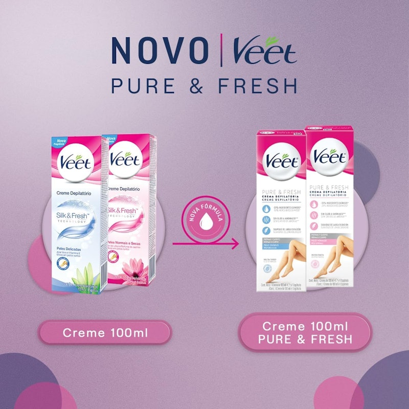 Veet Creme Depilatório Peles Delicadas 2
