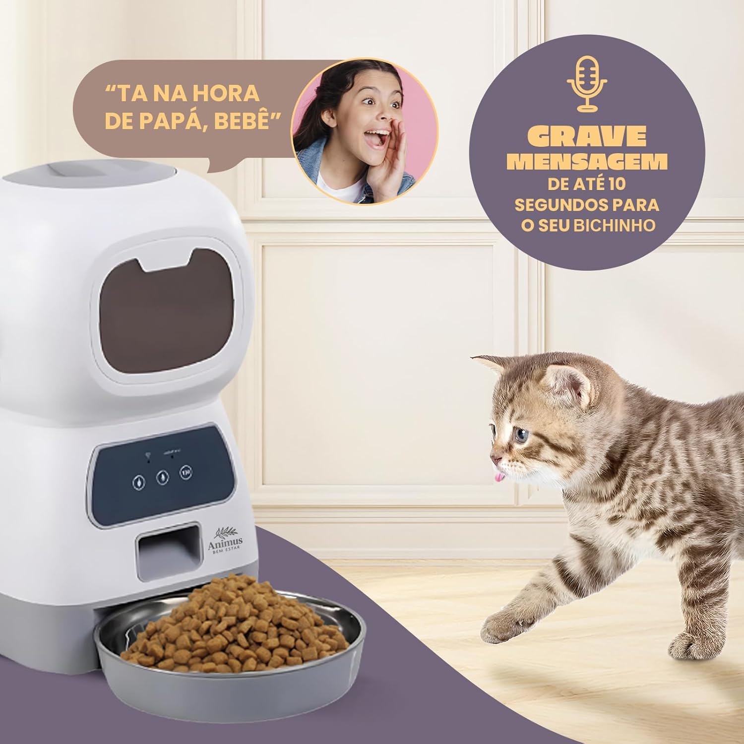 Alimentador Automático Smart Cães e Gatos 5