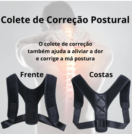 Corretor de Postura Ajustável Unissex 4