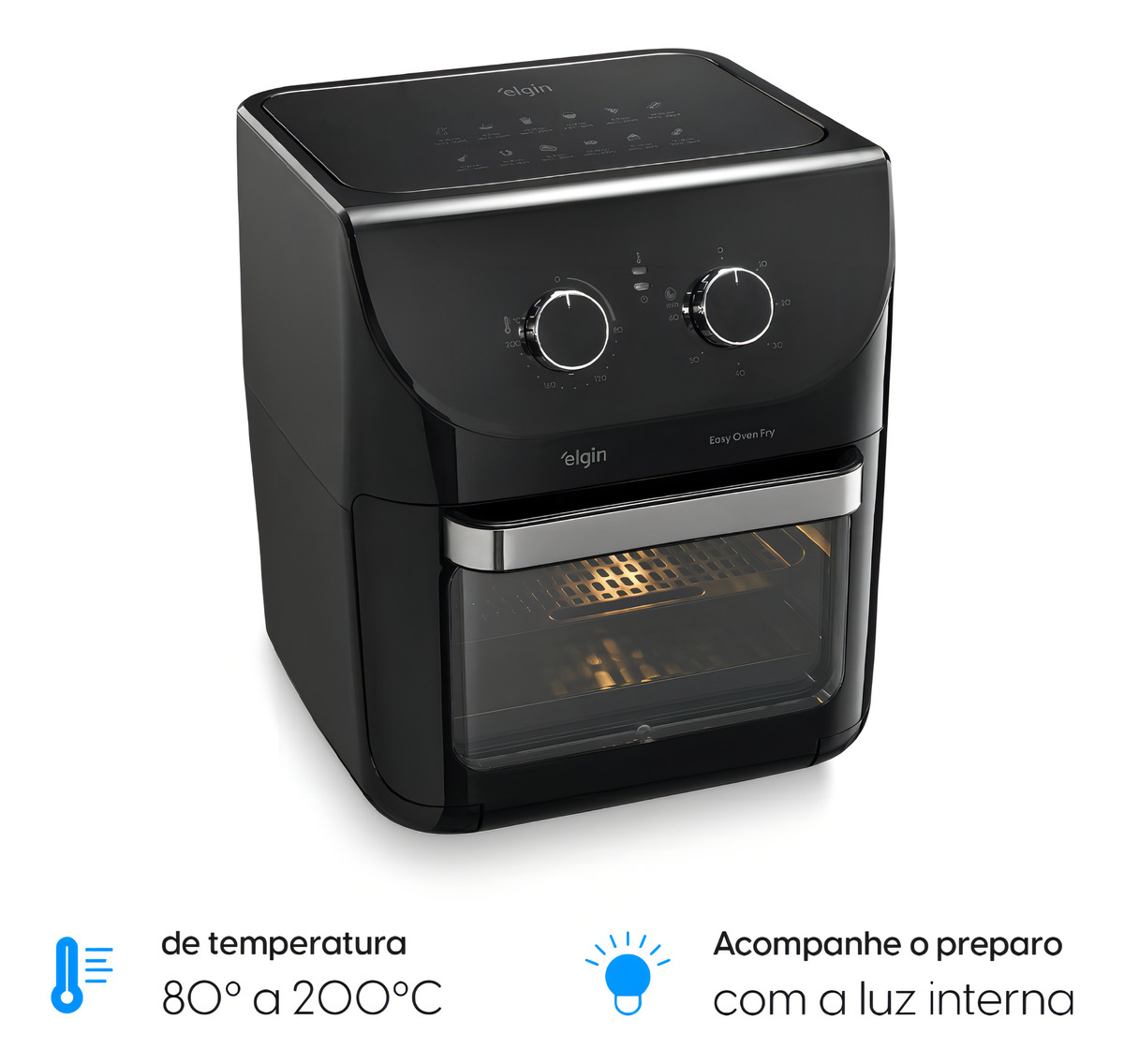 Fritadeira Air Fryer 12 L Easy Oven Fry 4