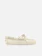 AREZZO Mocassim Dockside Branco Couro Amarração 1