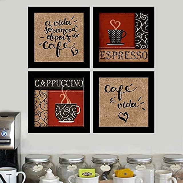 Kit Quadros Decorativos Café 2