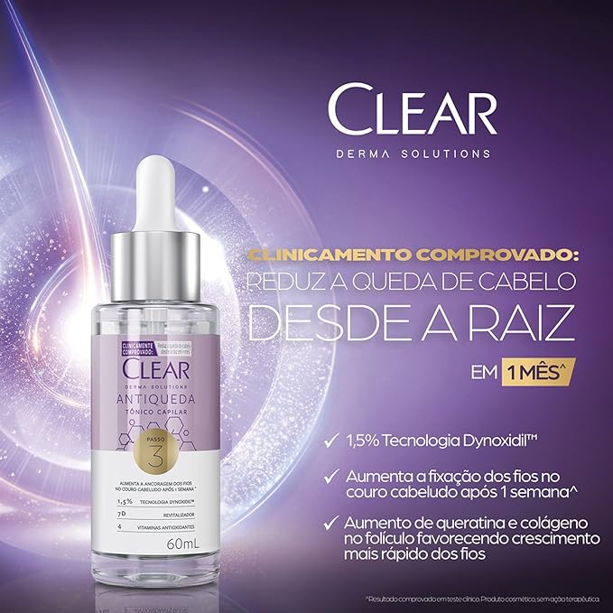 Tônico Capilar Antiqueda Clear Derma Solutions 2