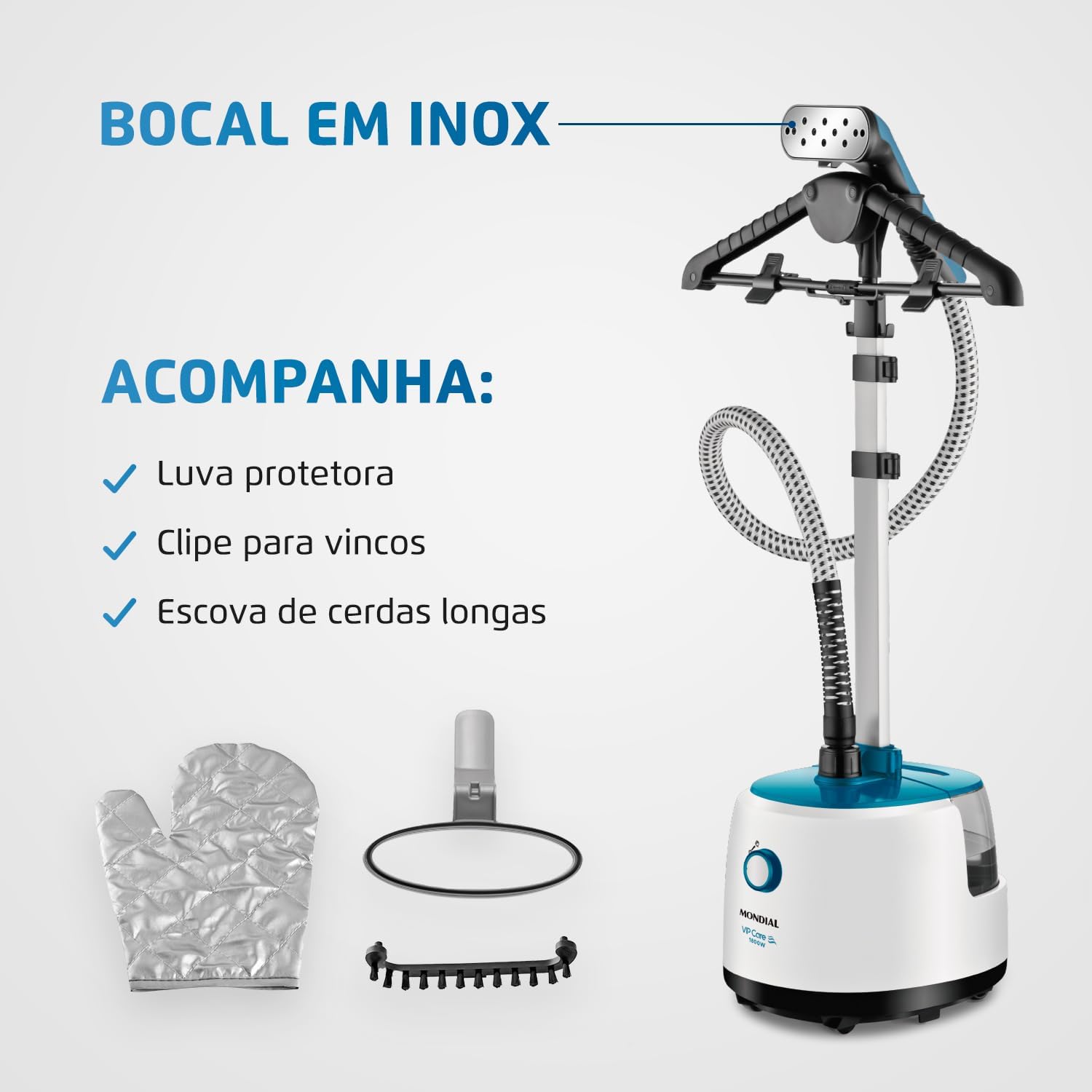 Passadeira a Vapor Mondial Vip Care 4