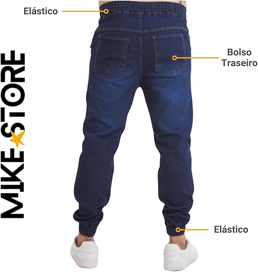 Calça Jogger Jeans Masculina  3