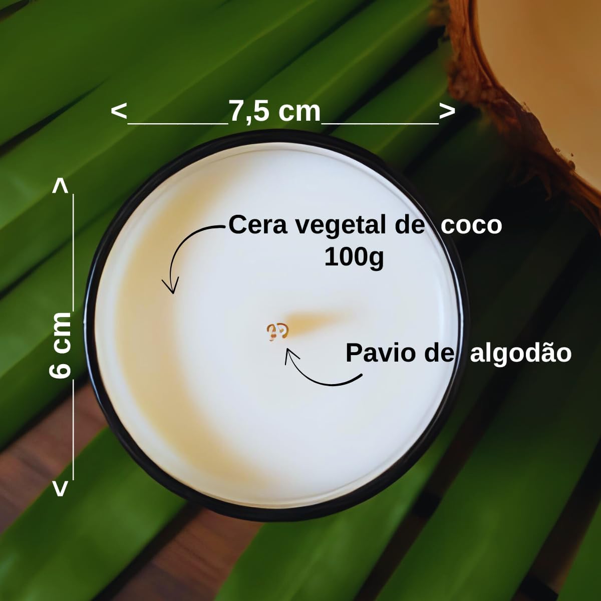 Vela Aromática Vegetal Flor de Cerejeira 3