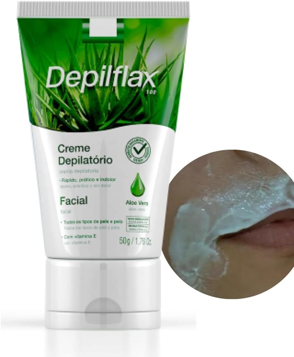 Kit Creme Depilatório Depilflax Corporal Aloe Vera 2