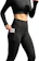 COREVIBE Calça Legging Feminina Zero Transparência com Bolso Lateral e Cintura Alta 1