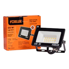 Refletor Led 20 W 3000 K Preto Bivolt FX