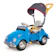 POLIPLAC Bubblecar Carrinho Infantil Clássico 2 em 1 Passeio com Empurrador e Pedal 1