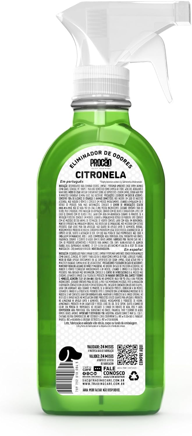 Eliminador de Odores Procão Citronela 2