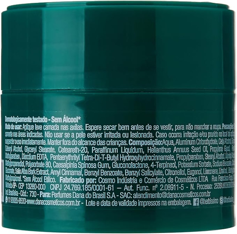 Desodorante Creme Antitranspirante Tradicional Herbíssimo 3