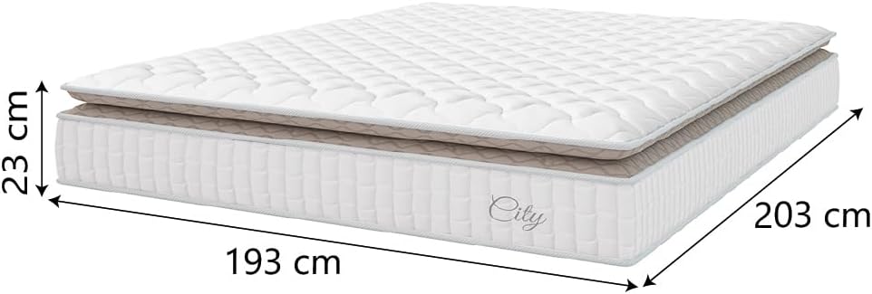Cama Box Colchão Casal King Molas Ensacadas City Pillow Top Hellen 3