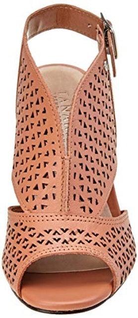 Sandália Salto Grosso Laser Cut 2