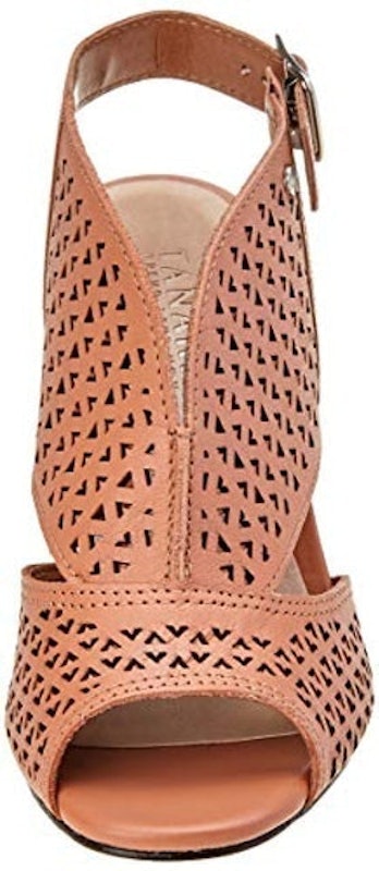 Sandália Salto Grosso Laser Cut 2