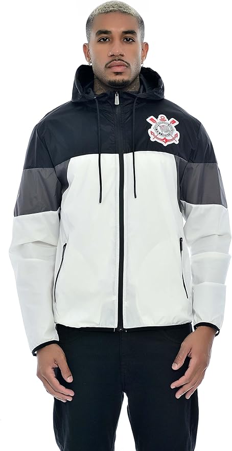 Corta-Vento Corinthians com Capuz 1