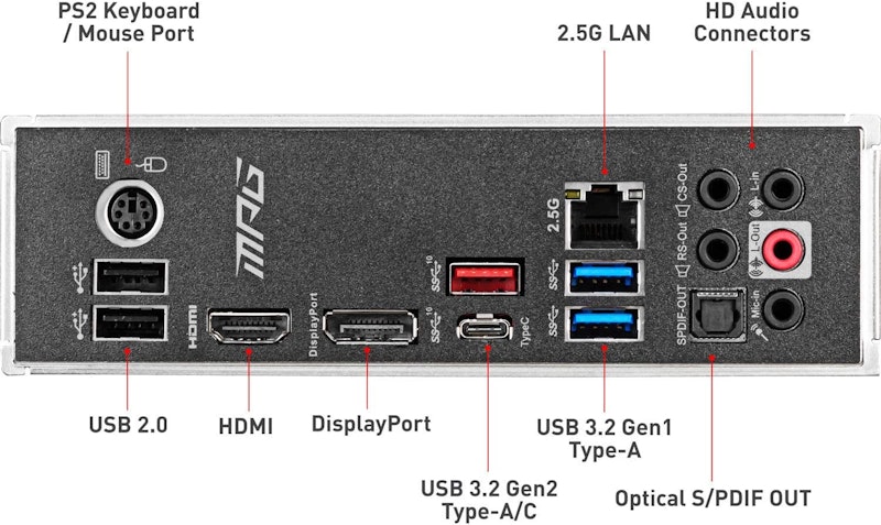 Placa-Mãe MPG Z490 Gaming Plus 4