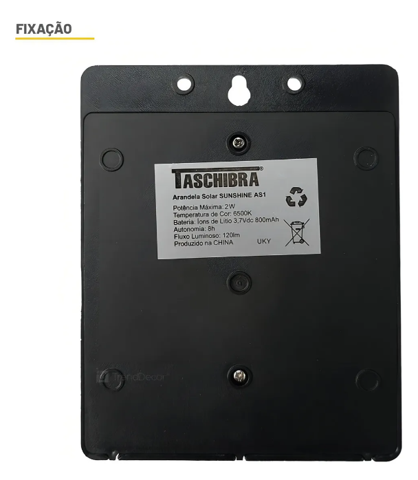 Arandela Solar Sunshine AS1 LED 2 W 6500 kK 5