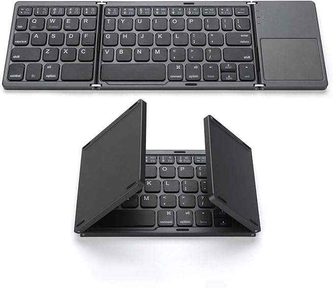Teclado sem Fio BT Dobrável Portátil Ultra Fino com Touchpad Homesen 1