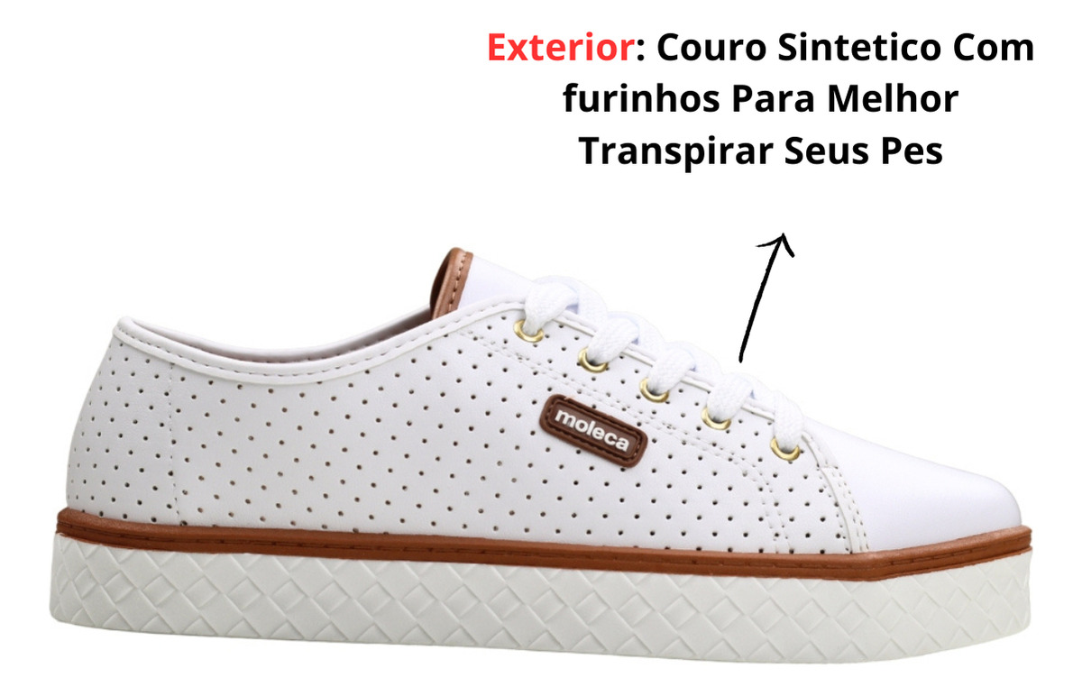 Tênis Casual Feminino Moleca 2